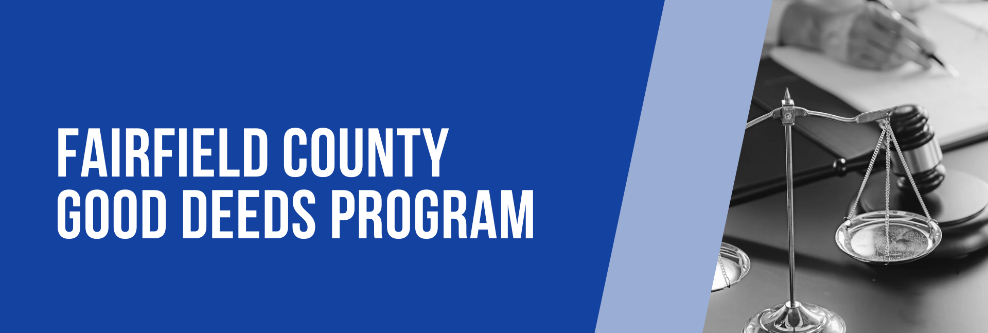 Fairfield County Good Deeds Program banner